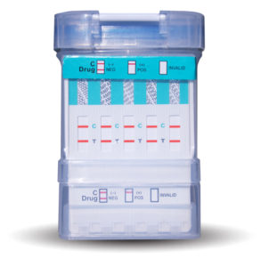 Results view of Integrated EZ Split Key Cup 10 Panel Urine Drug Test