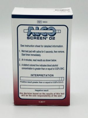 Q.E.D. A150 DOT Saliva Alcohol Screening Device (10/box)